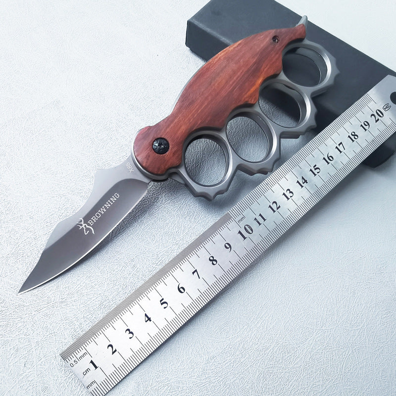 ZH006 Folding Fruit Knife with Knuckle Guard