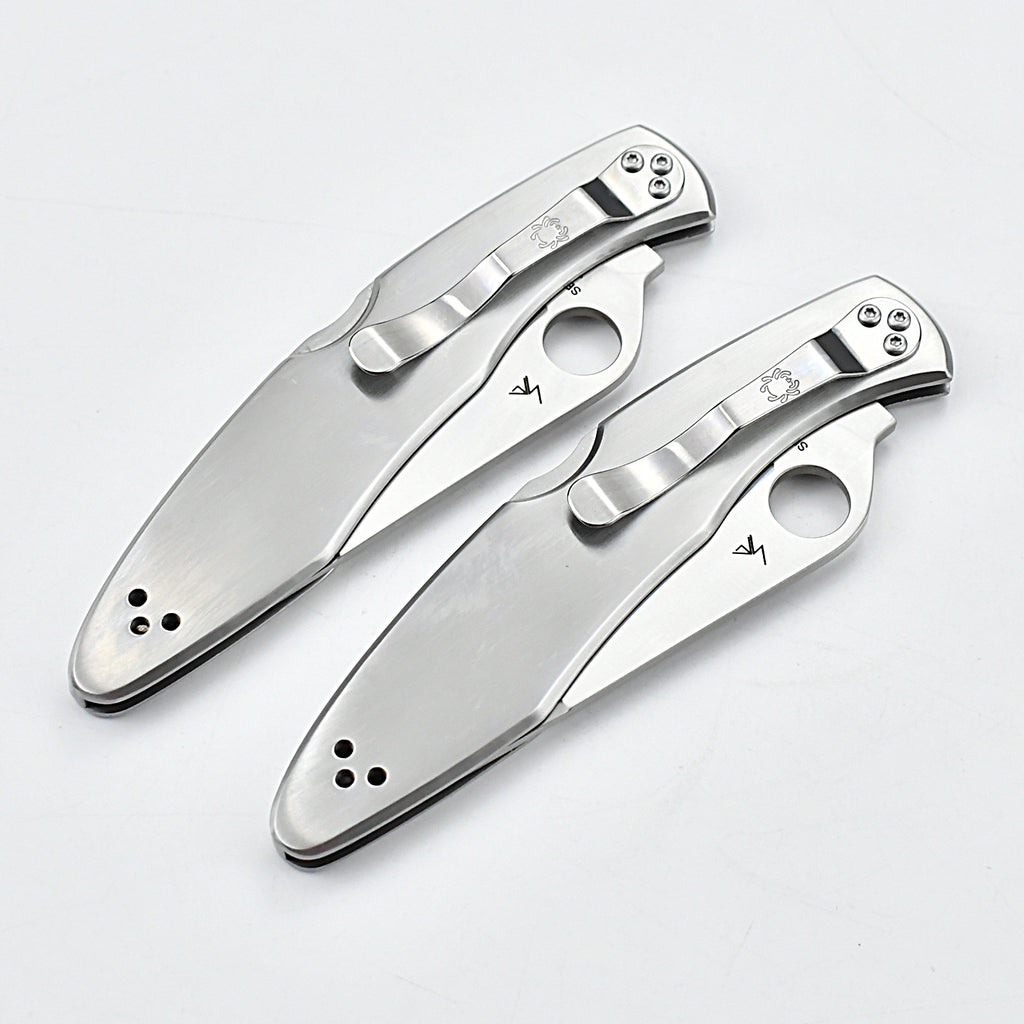 DJ047 Spyderco Police Model Stainless Steel Folding Knife C07P (PlainEdge)