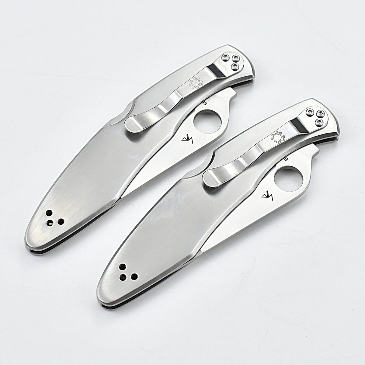 DJ047 Spyderco Police Model Stainless Steel Folding Knife C07P (PlainEdge)
