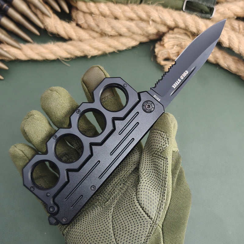 ZH004 Knuckle Style Tactical Spring Assisted Open Folding Pocket Knife
