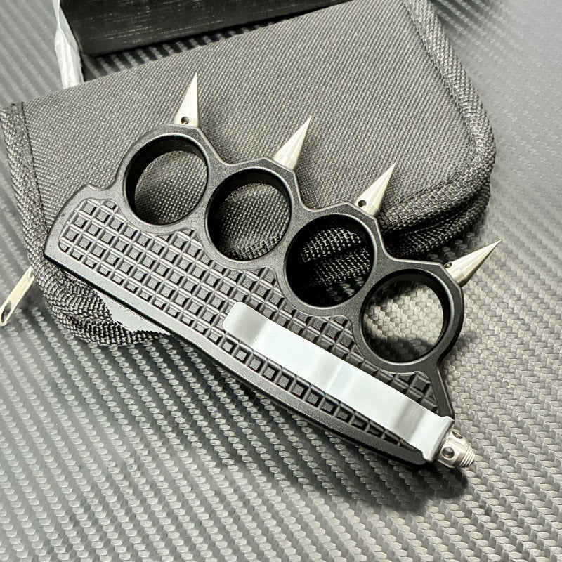 ZH001 MT CNC MACHINED Spiked TRENCH Knife
