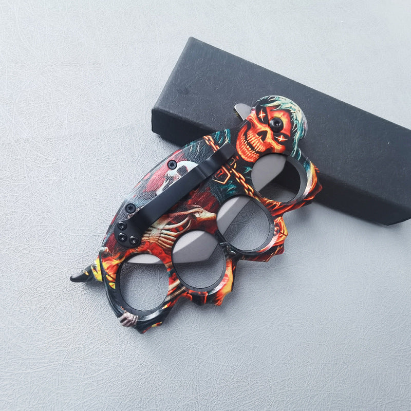 ZH007 Stainless Steel Outdoor Folding Knuckle Knife