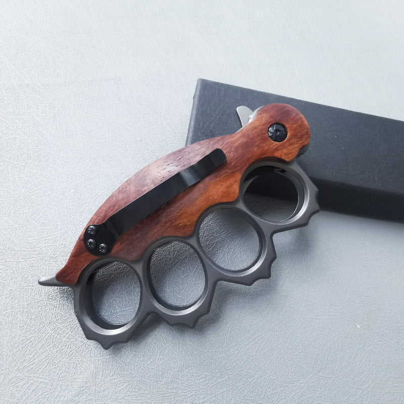 ZH006 Folding Fruit Knife with Knuckle Guard
