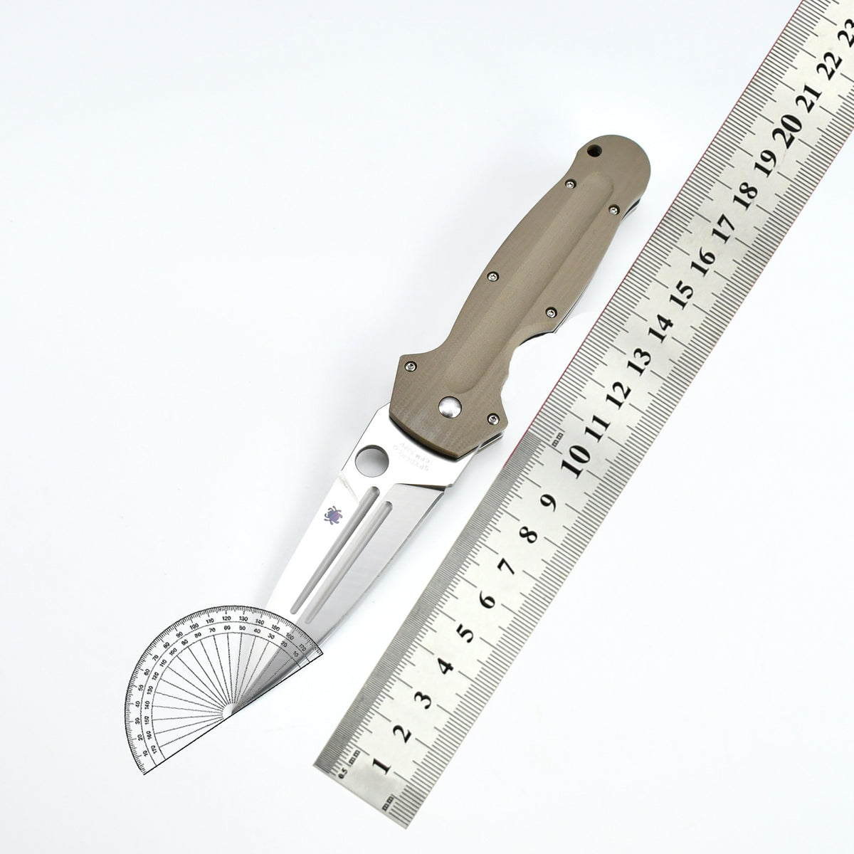 DJ049 Spyderco Vallotton Sub-Hilt C149GP – 3.7" CPM S30V Folding Knife