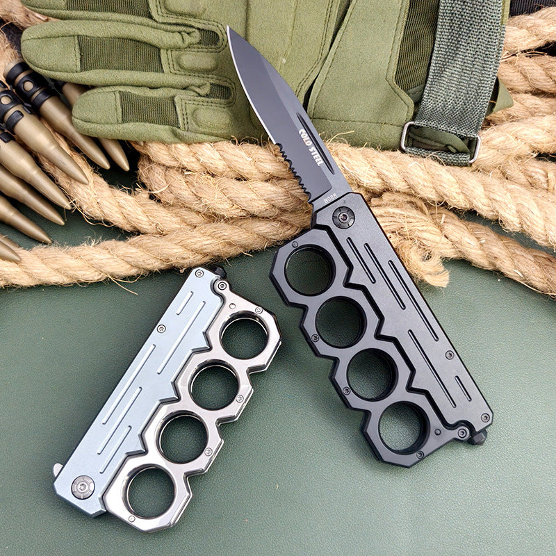 ZH004 Knuckle Style Tactical Spring Assisted Open Folding Pocket Knife