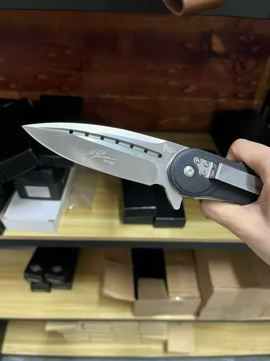 DJ020 Todd Begg – Nighthawk Quick-Opening Folding Knife