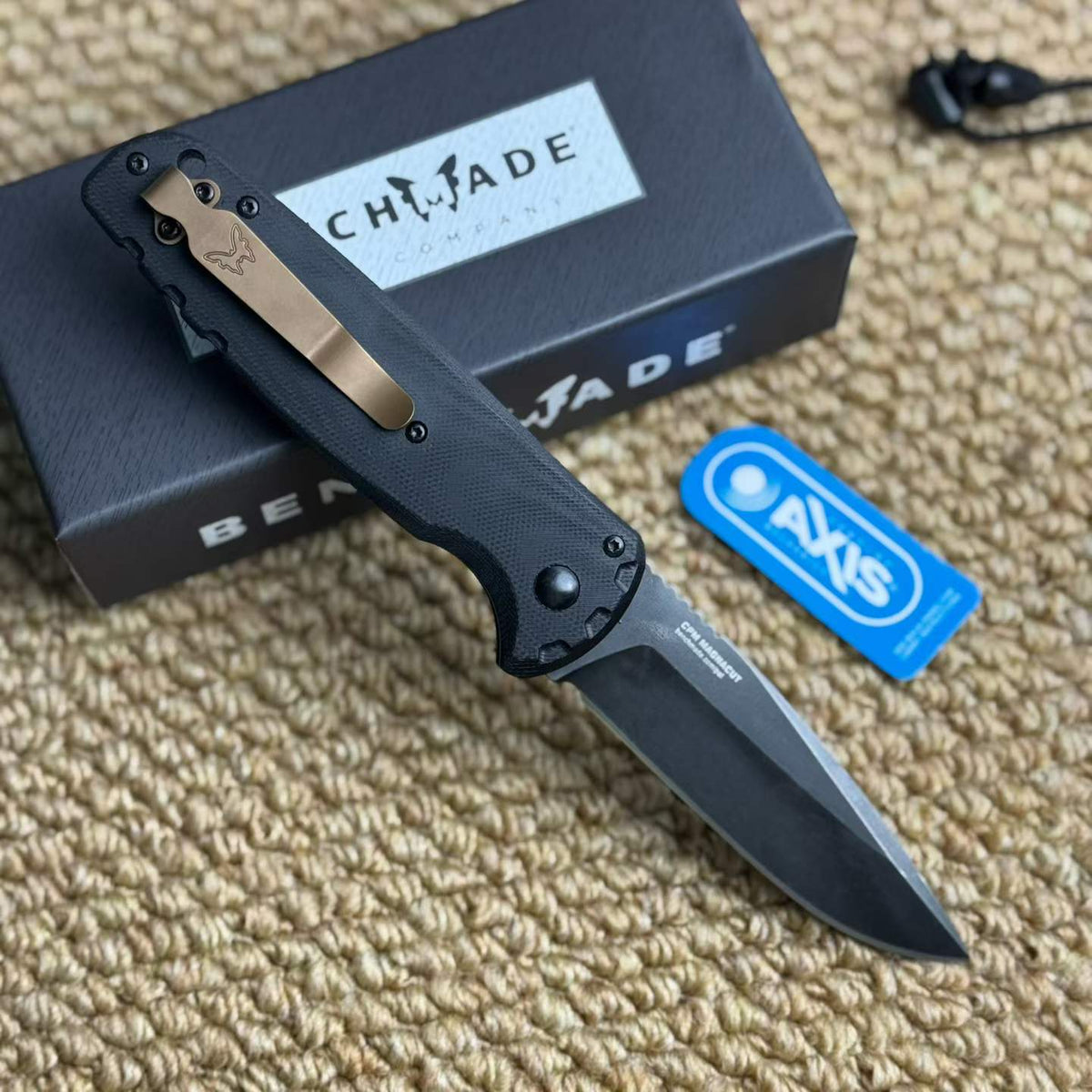 ZD017 Benchmade 4300BK-02 Butterfly Knife
