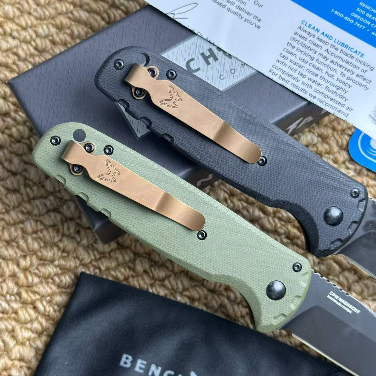 ZD017 Benchmade 4300BK-02 Butterfly Knife