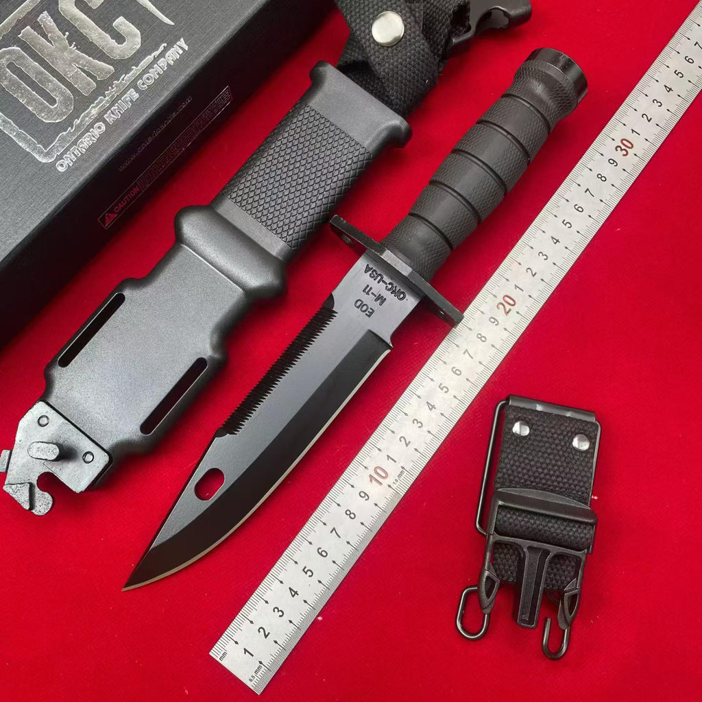 DJ036 Ontario M11 Black Tactical Knife