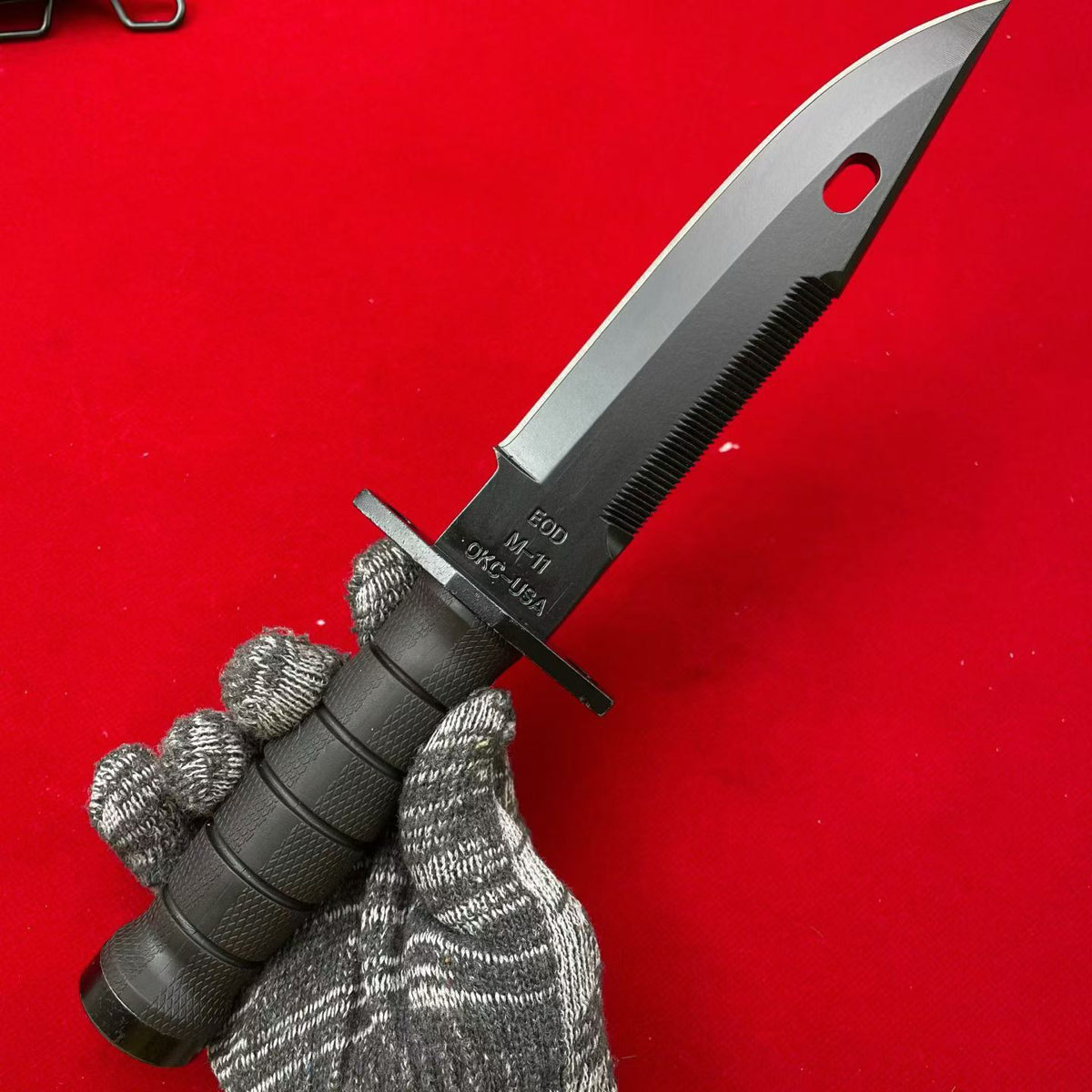 DJ036 Ontario M11 Black Tactical Knife