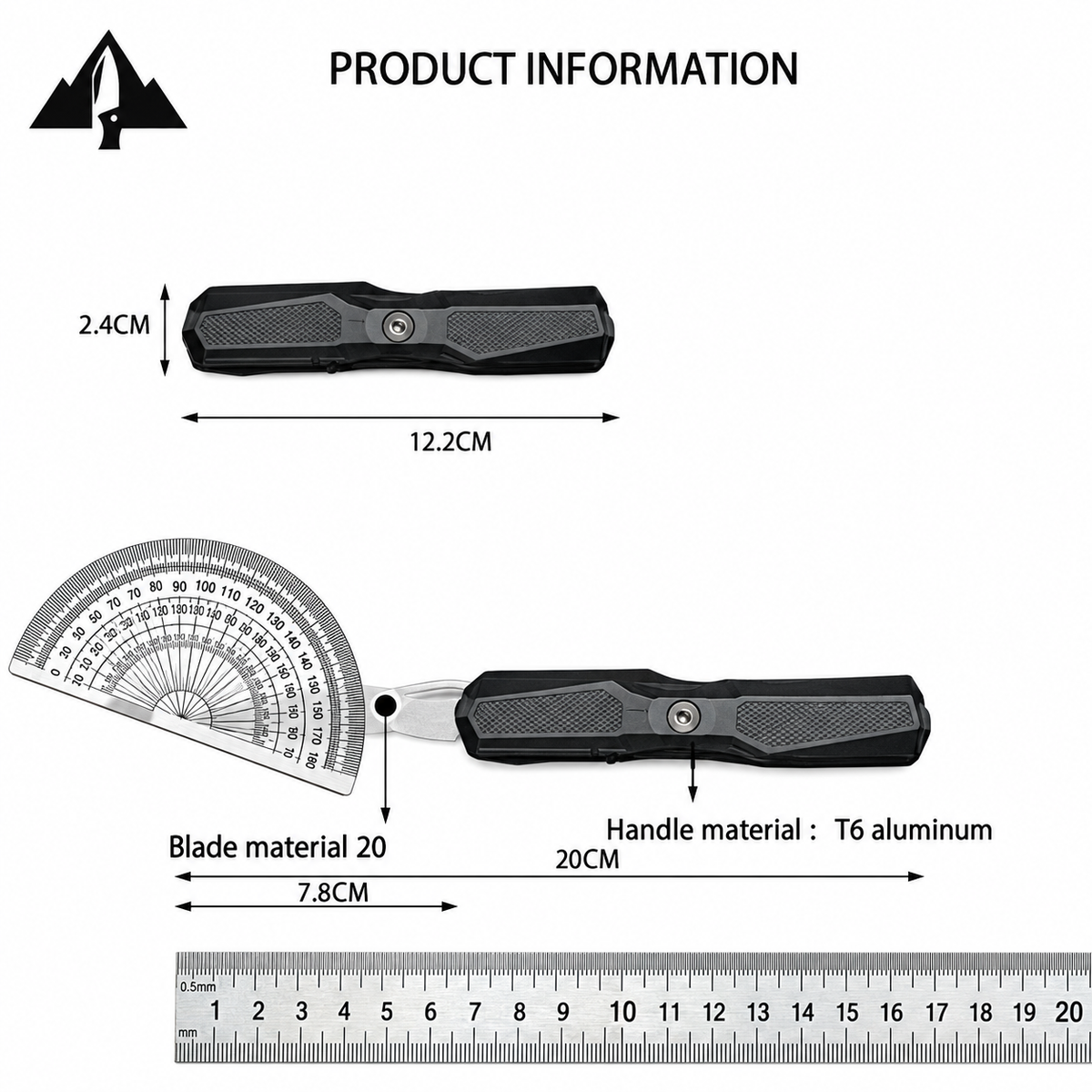 Sentry's Edge: N690 Steel All-Terrain Tool Integrated Tactical Straight Knife