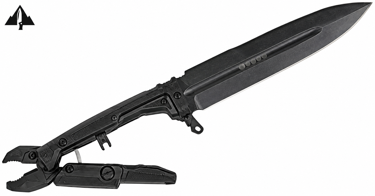 ExtremaRatio - Silente Knife Black - NOCS State Police - knife with multi-purpose pliers