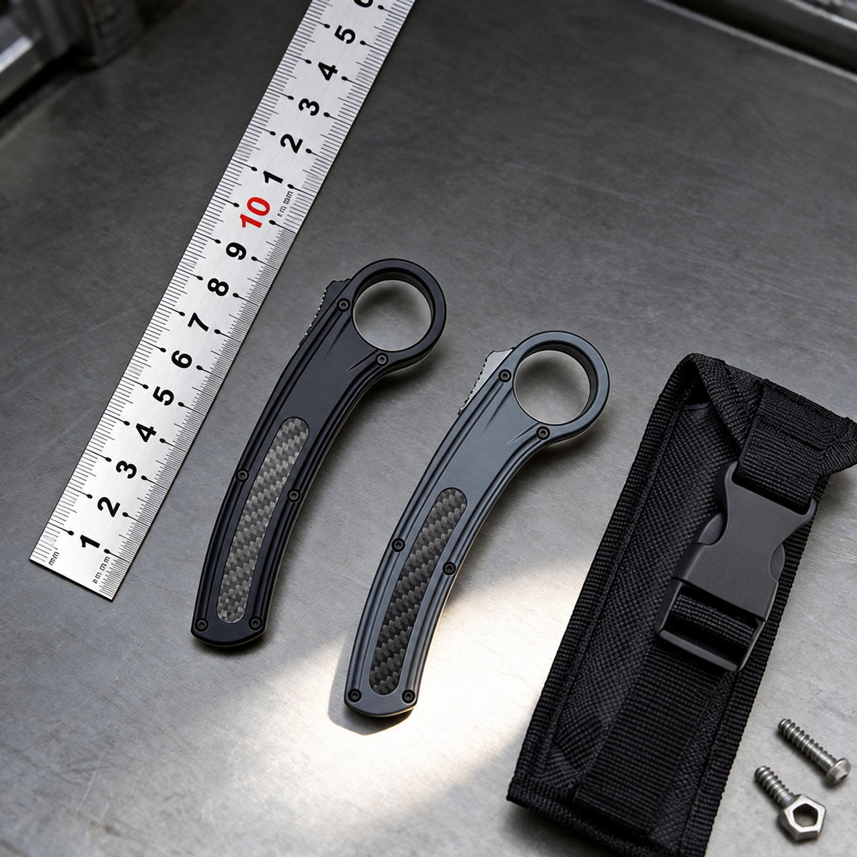 TH004 MT OT* Carbon Fiber Pattern (Zinc Alloy Material)