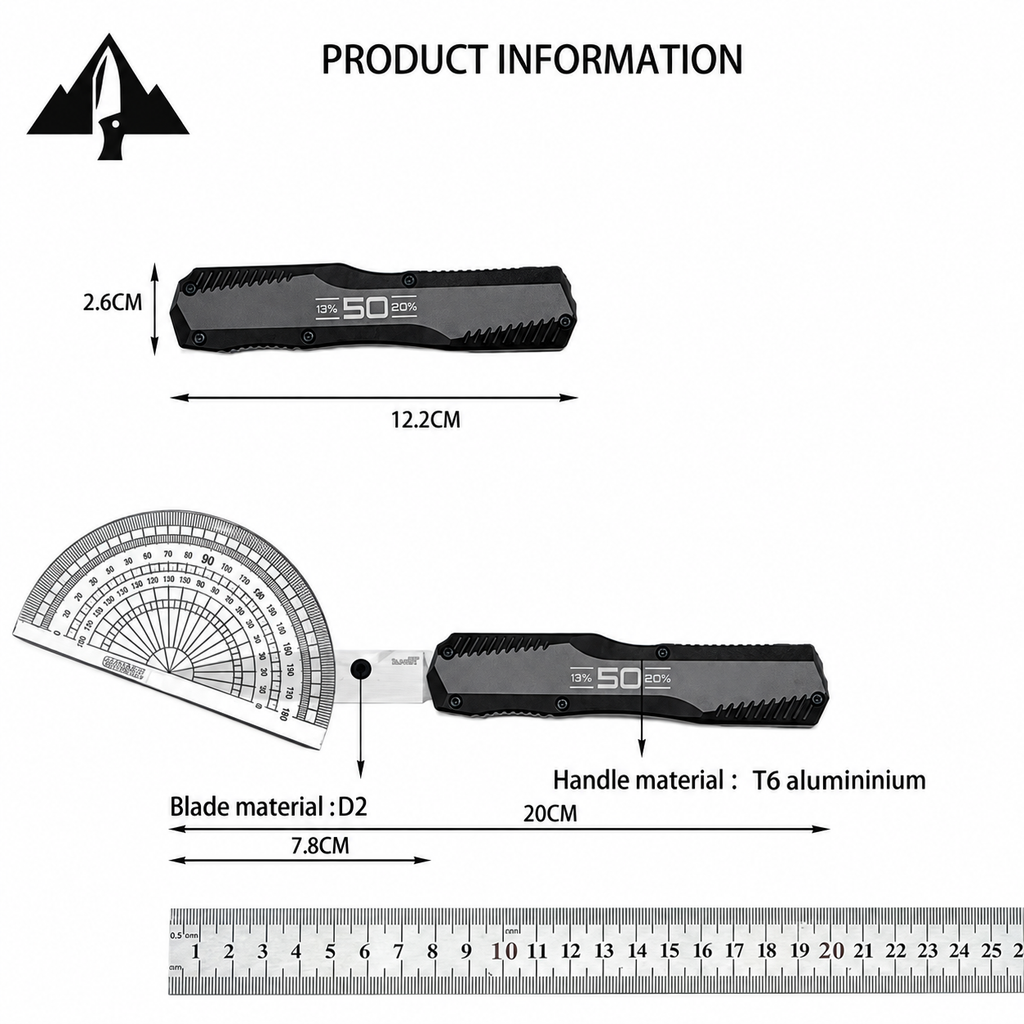KS9000 DE OT*-Blk Aluminum(3.45"CPM-MagnaCut) 50th Anniversary Edition