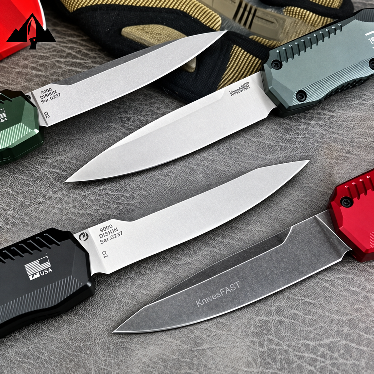 KS9000 DE OT*-Blk Aluminum(3.45"CPM-MagnaCut) 50th Anniversary Edition