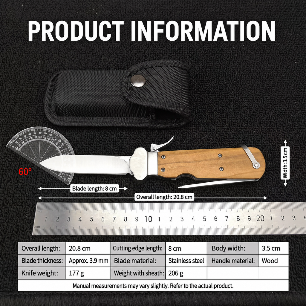 ZD007 Paratrooper Original Drop Out Knife