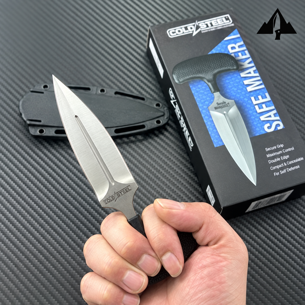 DJ024 Cold Steel 4.5 in.Safe Maker I Push Knife,CS-12DBST