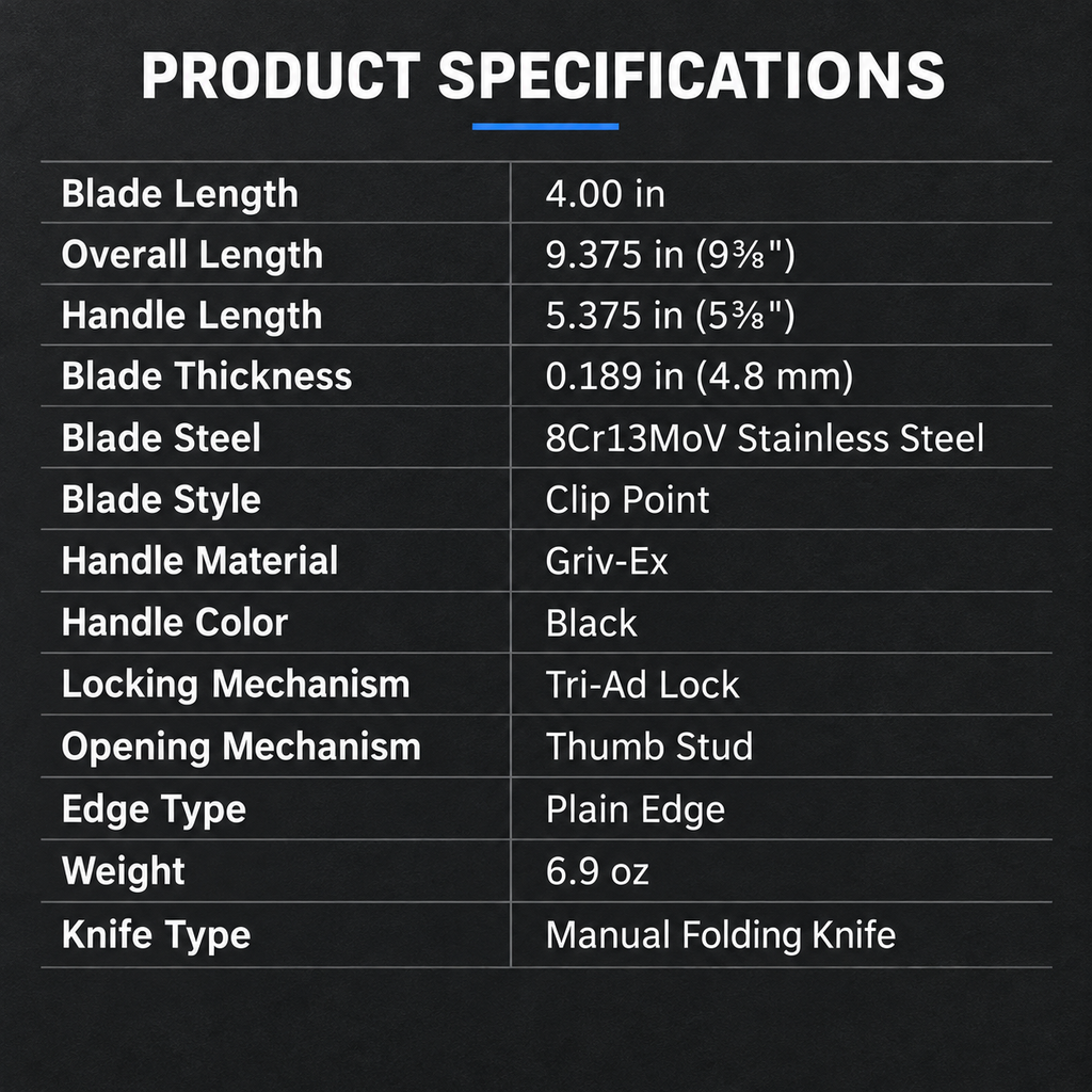 DJ044 Cold Steel SR1 Lite Folding Knife