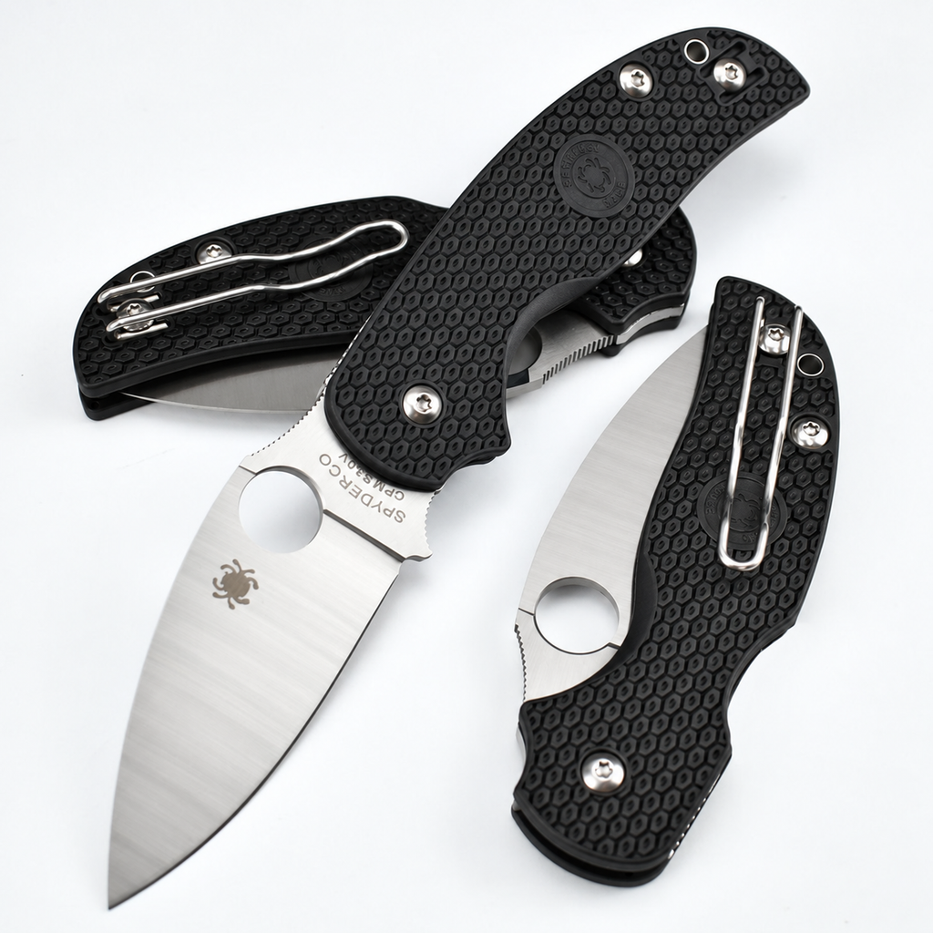 DJ051 Spyderco Sage 1 Carbon Fiber C123 黑